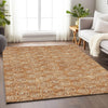 Piper Looms Mayfield Circles AMF728 Terracotta Machine Washable Area Rug Lifestyle Image Feature