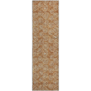 Piper Looms Mayfield Circles AMF728 Terracotta Machine Washable Area Rug Runner Main Image
