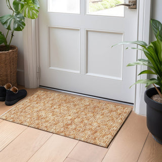 Piper Looms Mayfield Circles AMF728 Terracotta Machine Washable Area Rug Scatter Lifestyle Image Feature