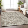 Piper Looms Mayfield Stripes AMF729 Brown Machine Washable Area Rug Lifestyle Image Feature