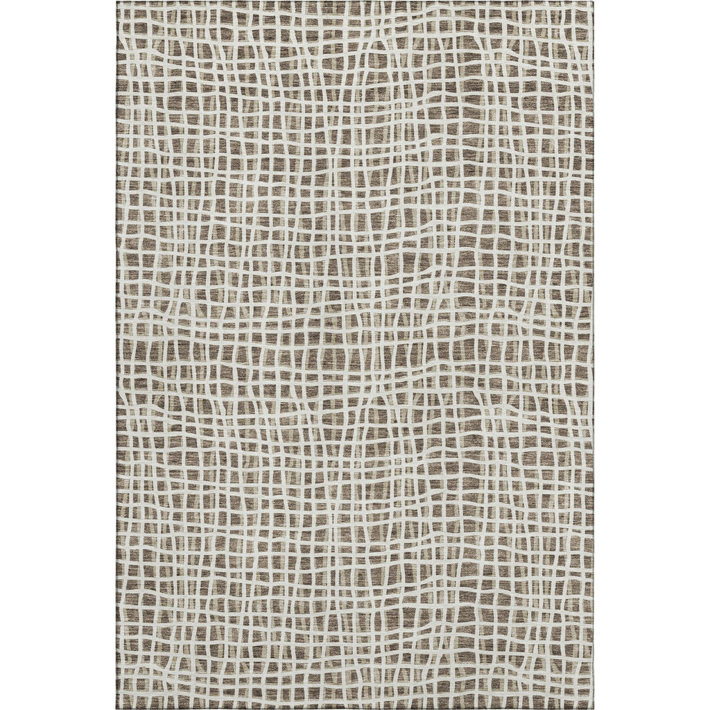 Piper Looms Mayfield Stripes AMF729 Brown Machine Washable Area Rug main image