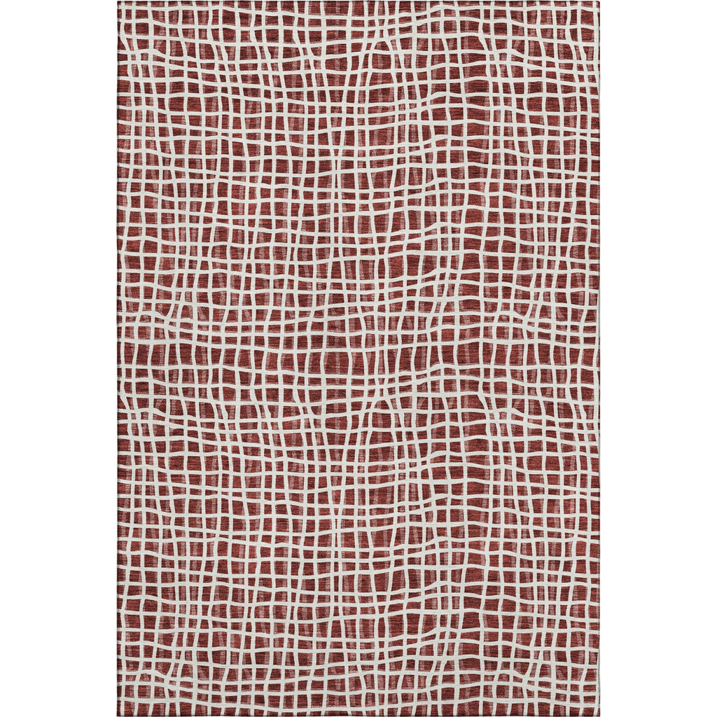 Piper Looms Mayfield Stripes AMF729 Burgundy Machine Washable Area Rug main image
