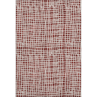 Piper Looms Mayfield Stripes AMF729 Burgundy Machine Washable Area Rug main image