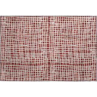 Piper Looms Mayfield Stripes AMF729 Burgundy Machine Washable Area Rug Scatter Main Image
