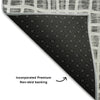 Piper Looms Mayfield Stripes AMF729 Gray Machine Washable Area Rug Backing Image