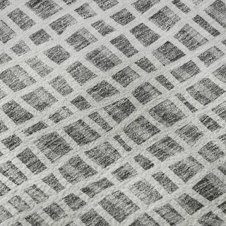 Piper Looms Mayfield Stripes AMF729 Gray Machine Washable Area Rug Swatch Image