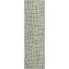 Piper Looms Mayfield Stripes AMF729 Green Machine Washable Area Rug Runner Main Image