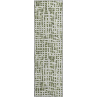 Piper Looms Mayfield Stripes AMF729 Green Machine Washable Area Rug Runner Main Image