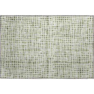 Piper Looms Mayfield Stripes AMF729 Green Machine Washable Area Rug Scatter Main Image