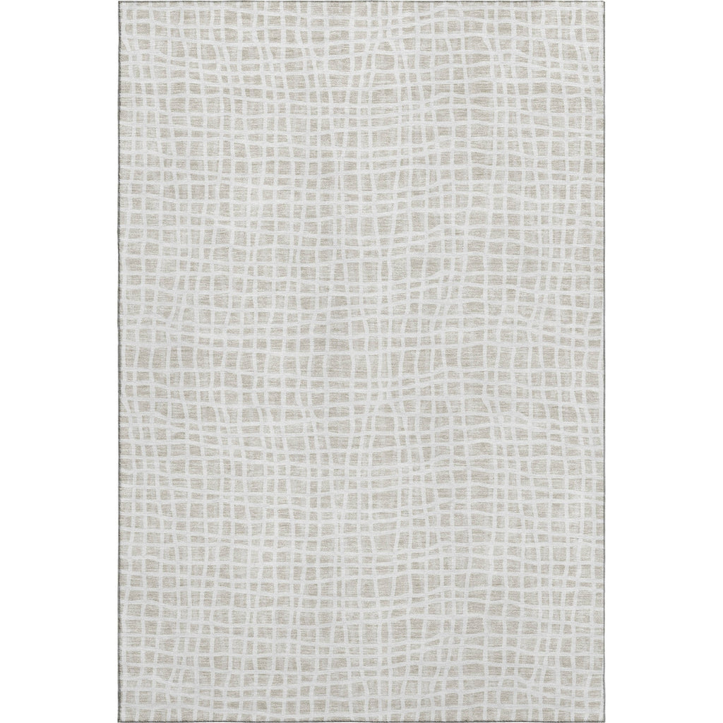 Piper Looms Mayfield Stripes AMF729 Ivory Machine Washable Area Rug main image