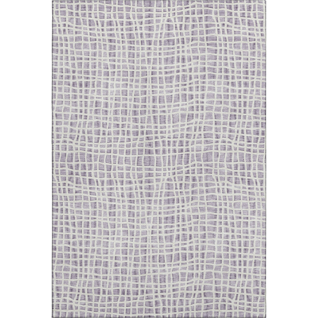Piper Looms Mayfield Stripes AMF729 Lilac Machine Washable Area Rug main image