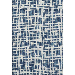 Piper Looms Mayfield Stripes AMF729 Navy Machine Washable Area Rug main image