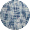 Piper Looms Mayfield Stripes AMF729 Navy Machine Washable Area Rug Round Main Image