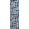 Piper Looms Mayfield Stripes AMF729 Navy Machine Washable Area Rug Runner Main Image