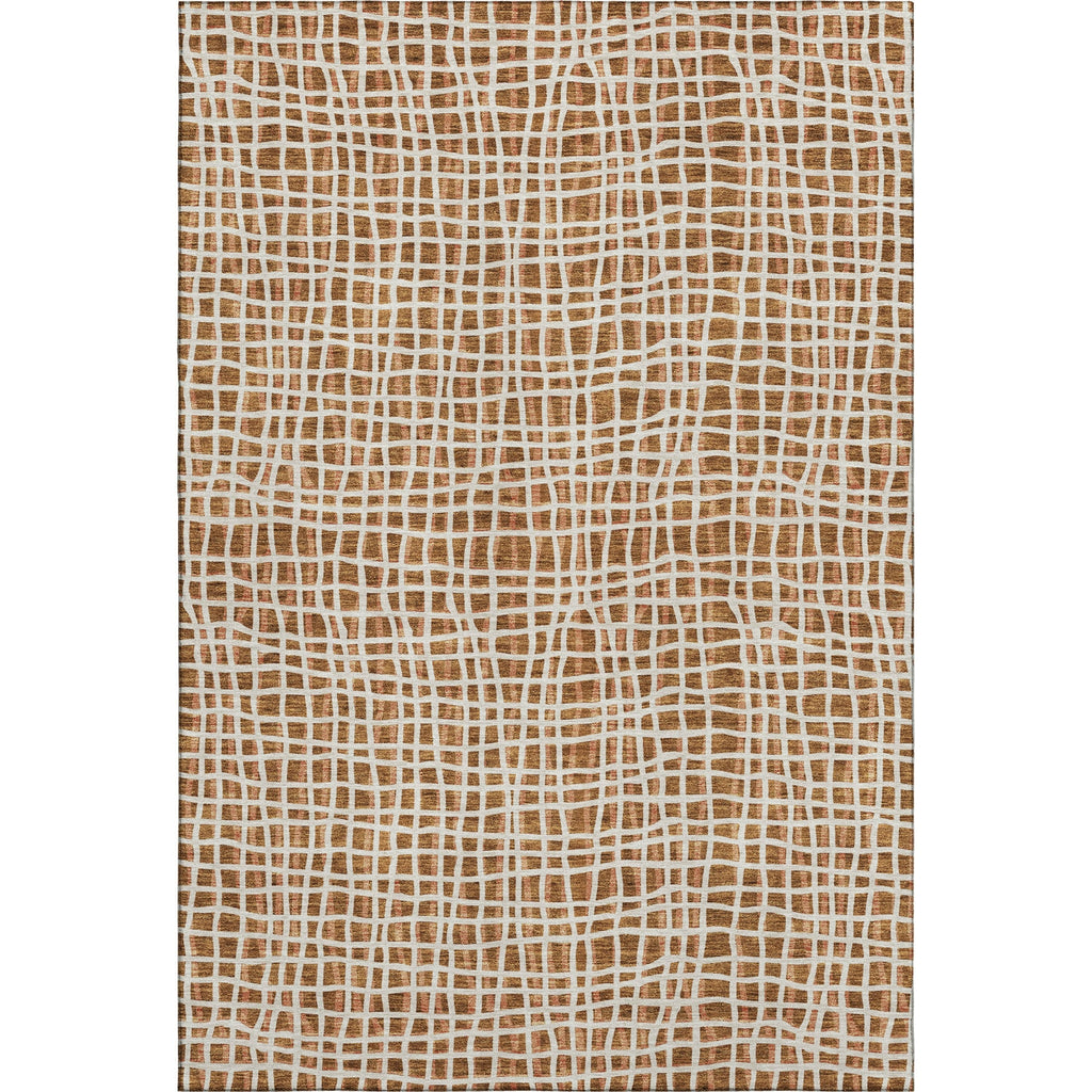 Piper Looms Mayfield Stripes AMF729 Paprika Machine Washable Area Rug main image