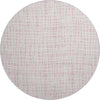 Piper Looms Mayfield Stripes AMF729 Pink Machine Washable Area Rug Round Main Image