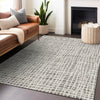 Piper Looms Mayfield Stripes AMF729 Taupe Machine Washable Area Rug Lifestyle Image Feature
