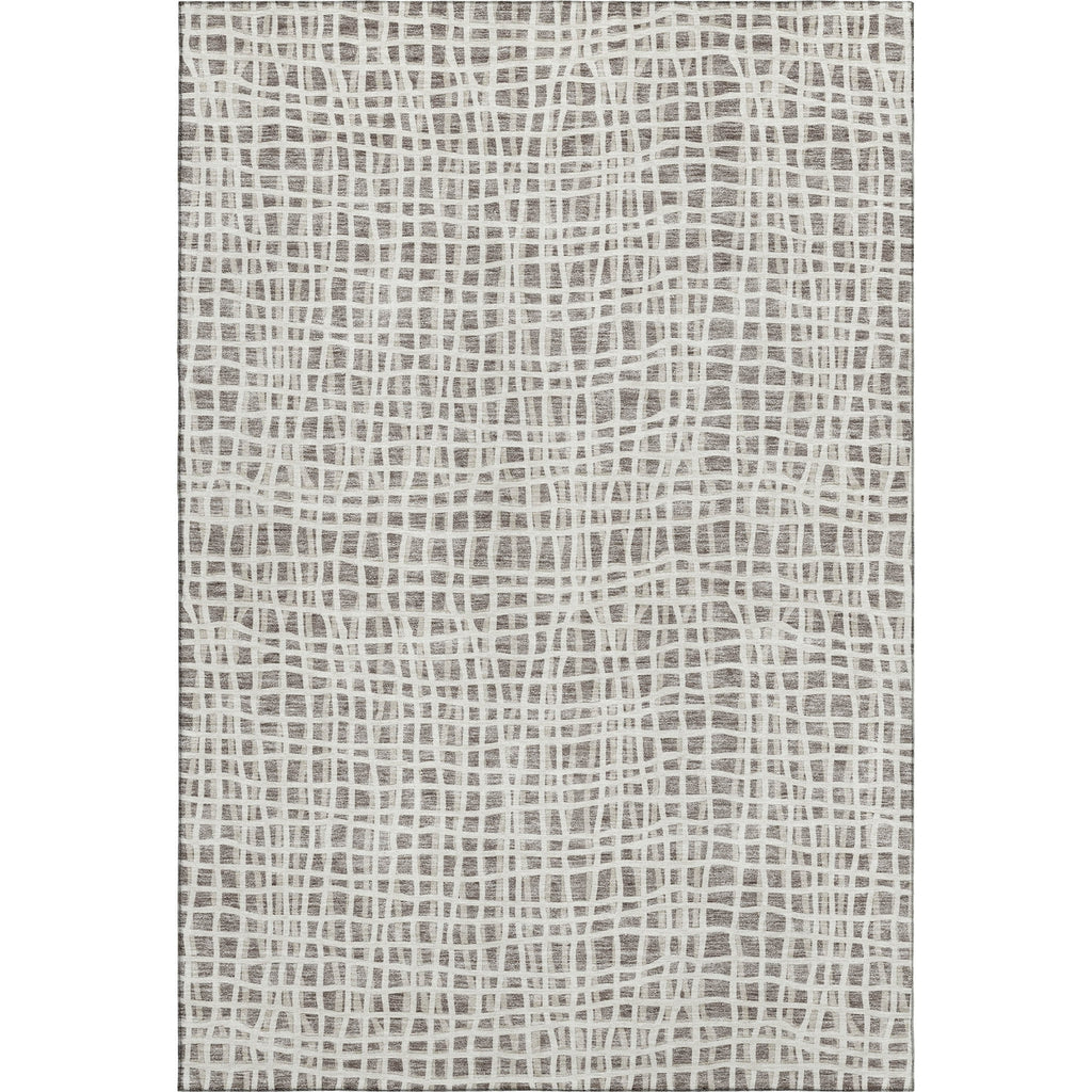 Piper Looms Mayfield Stripes AMF729 Taupe Machine Washable Area Rug main image