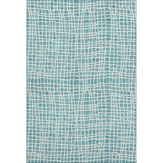 Piper Looms Mayfield Stripes AMF729 Teal Machine Washable Area Rug main image