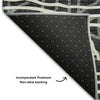 Piper Looms Mayfield Bohemian AMF730 Black Machine Washable Area Rug Backing Image