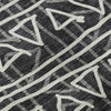 Piper Looms Mayfield Bohemian AMF730 Black Machine Washable Area Rug Swatch Image