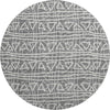 Piper Looms Mayfield Bohemian AMF730 Charcoal Machine Washable Area Rug Round Main Image