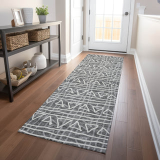 Piper Looms Mayfield Bohemian AMF730 Charcoal Machine Washable Area Rug Runner Lifestyle Image Feature
