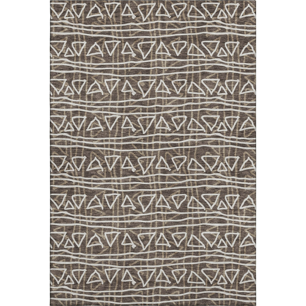 Piper Looms Mayfield Bohemian AMF730 Chocolate Machine Washable Area Rug main image
