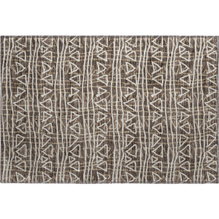 Piper Looms Mayfield Bohemian AMF730 Chocolate Machine Washable Area Rug Scatter Main Image