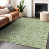 Piper Looms Mayfield Bohemian AMF730 Green Machine Washable Area Rug Lifestyle Image Feature