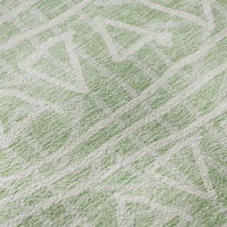 Piper Looms Mayfield Bohemian AMF730 Mint Machine Washable Area Rug Swatch Image