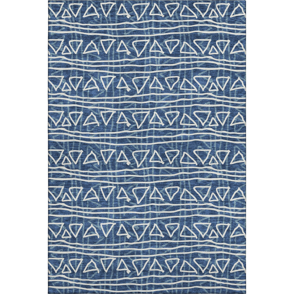 Piper Looms Mayfield Bohemian AMF730 Navy Machine Washable Area Rug main image