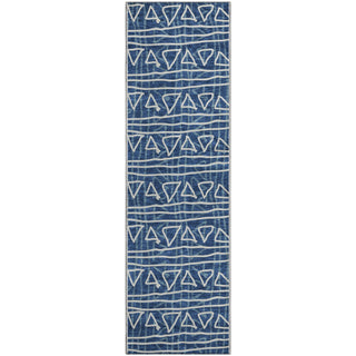 Piper Looms Mayfield Bohemian AMF730 Navy Machine Washable Area Rug Runner Main Image