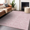 Piper Looms Mayfield Bohemian AMF730 Pink Machine Washable Area Rug Lifestyle Image Feature