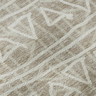 Piper Looms Mayfield Bohemian AMF730 Taupe Machine Washable Area Rug Swatch Image