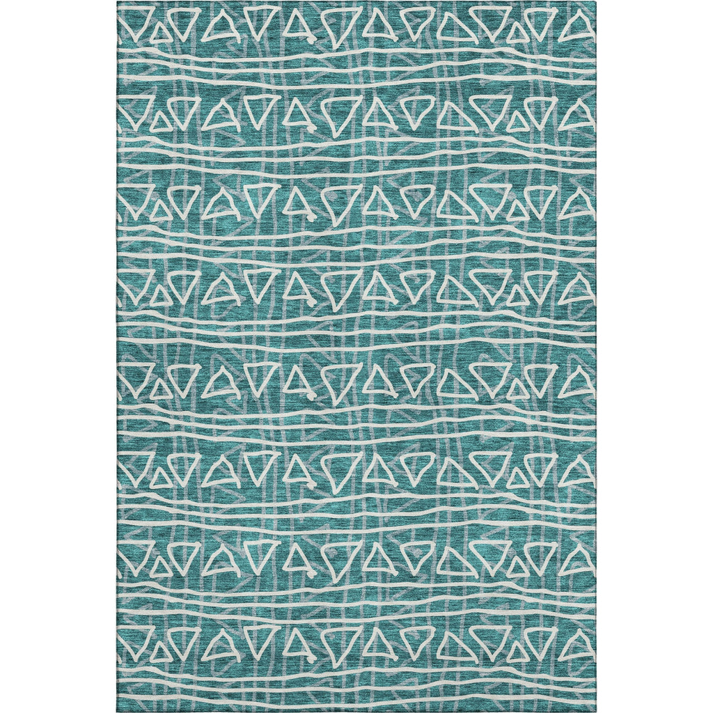 Piper Looms Mayfield Bohemian AMF730 Teal Machine Washable Area Rug main image