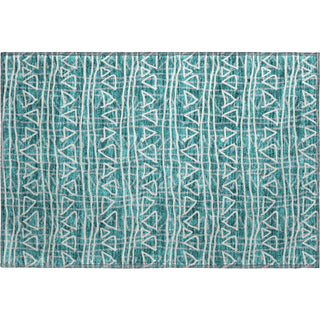 Piper Looms Mayfield Bohemian AMF730 Teal Machine Washable Area Rug Scatter Main Image