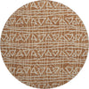 Piper Looms Mayfield Bohemian AMF730 Terracotta Machine Washable Area Rug Round Main Image