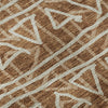 Piper Looms Mayfield Bohemian AMF730 Terracotta Machine Washable Area Rug Swatch Image