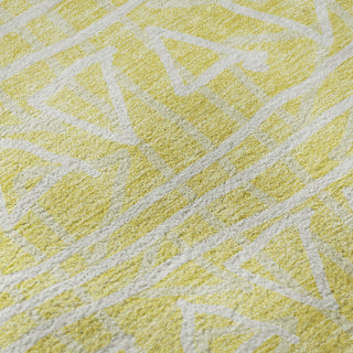 Piper Looms Mayfield Bohemian AMF730 Yellow Machine Washable Area Rug Swatch Image