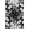 Piper Looms Mayfield Geometric AMF731 Black Machine Washable Area Rug main image
