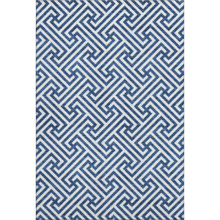 Piper Looms Mayfield Geometric AMF731 Blue Machine Washable Area Rug main image