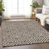 Piper Looms Mayfield Geometric AMF731 Brown Machine Washable Area Rug Lifestyle Image Feature
