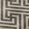 Piper Looms Mayfield Geometric AMF731 Brown Machine Washable Area Rug Swatch Image