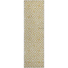 Piper Looms Mayfield Geometric AMF731 Gold Machine Washable Area Rug Runner Main Image