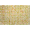Piper Looms Mayfield Geometric AMF731 Gold Machine Washable Area Rug Scatter Main Image
