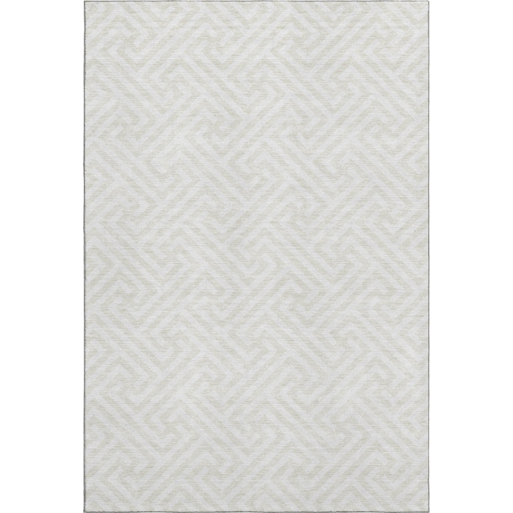 Piper Looms Mayfield Geometric AMF731 Ivory Machine Washable Area Rug main image