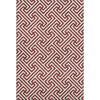 Piper Looms Mayfield Geometric AMF731 Merlot Machine Washable Area Rug main image