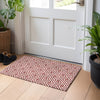 Piper Looms Mayfield Geometric AMF731 Merlot Machine Washable Area Rug Scatter Lifestyle Image Feature