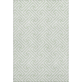 Piper Looms Mayfield Geometric AMF731 Mint Machine Washable Area Rug main image